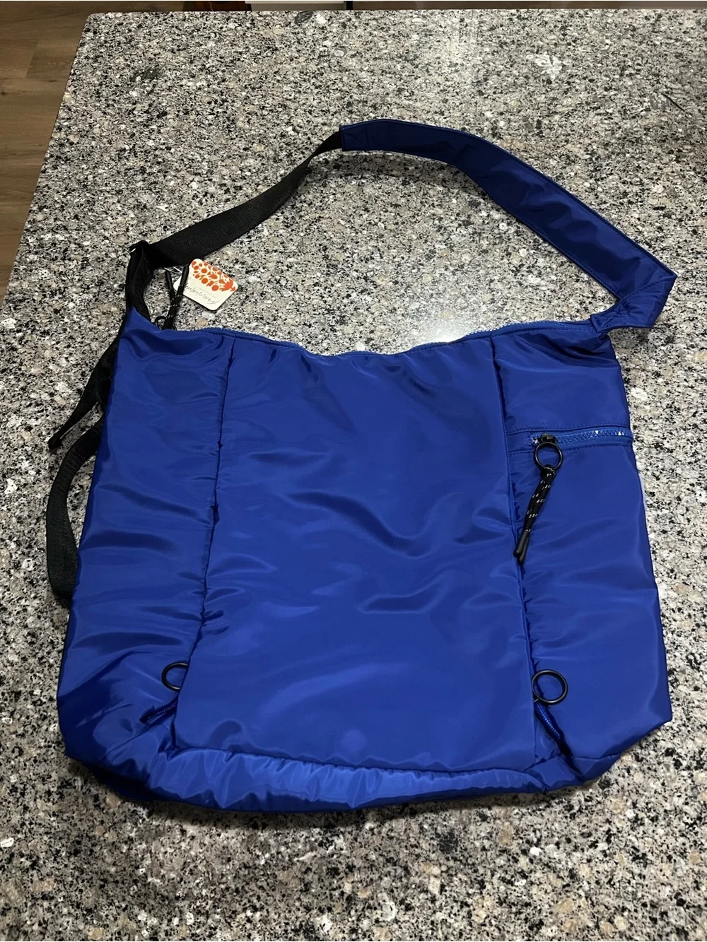 Free People No Time Zones Carryall Tote - Cobalt Blue